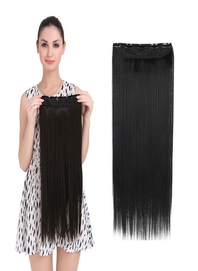 Samyak Women's Black Synthetic Straight hair extensions - Image 1